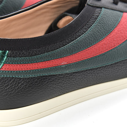 Gucci Calfskin Mens Falacer Sneakers 8.5 Nero Black 9 of 10
