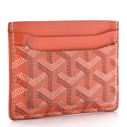 Goyard Goyardine Saint Sulpice Card Holder Orange 3 of 13