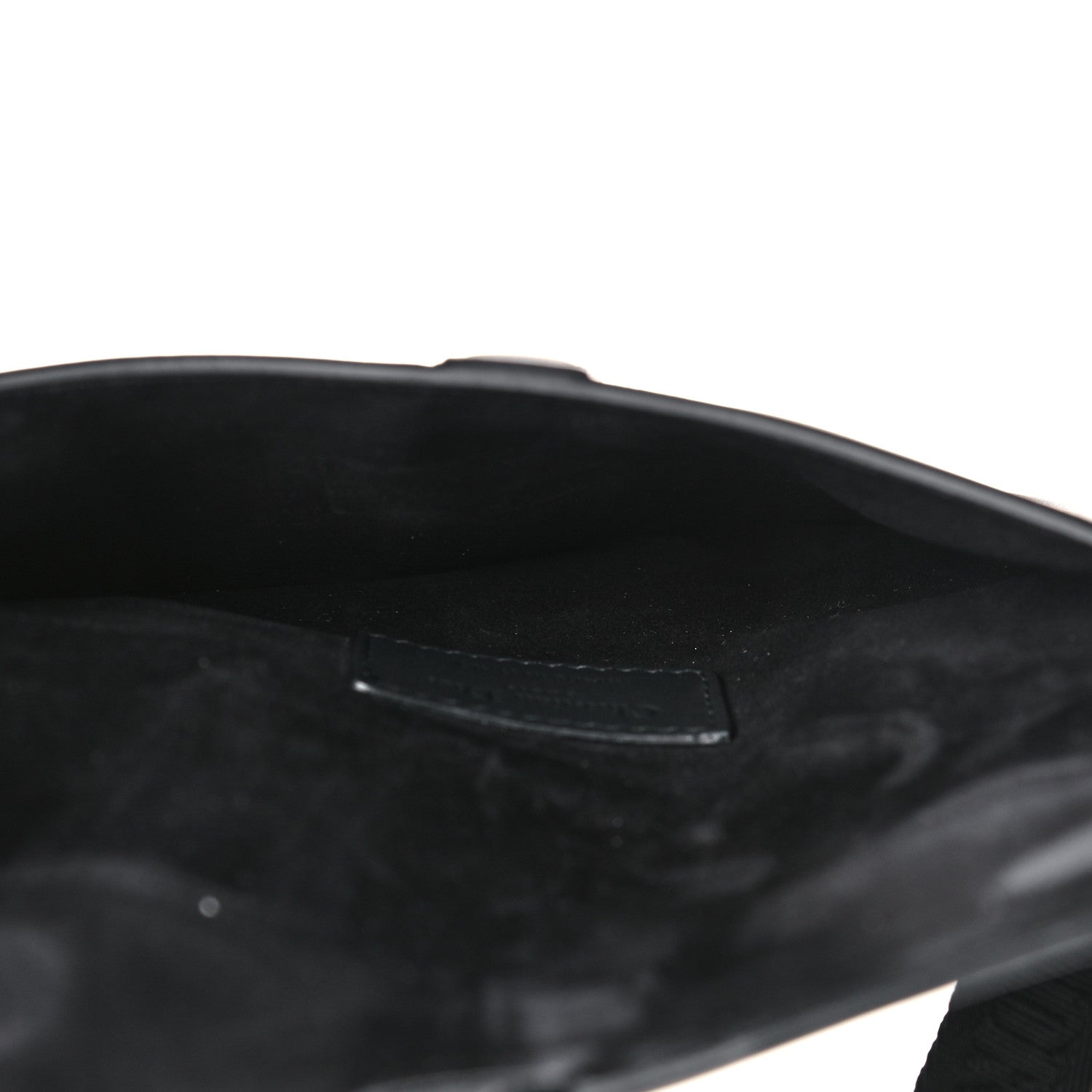 Christian Dior Ultra Matte Calfskin Saddle Belt Bag Black 5 of 11