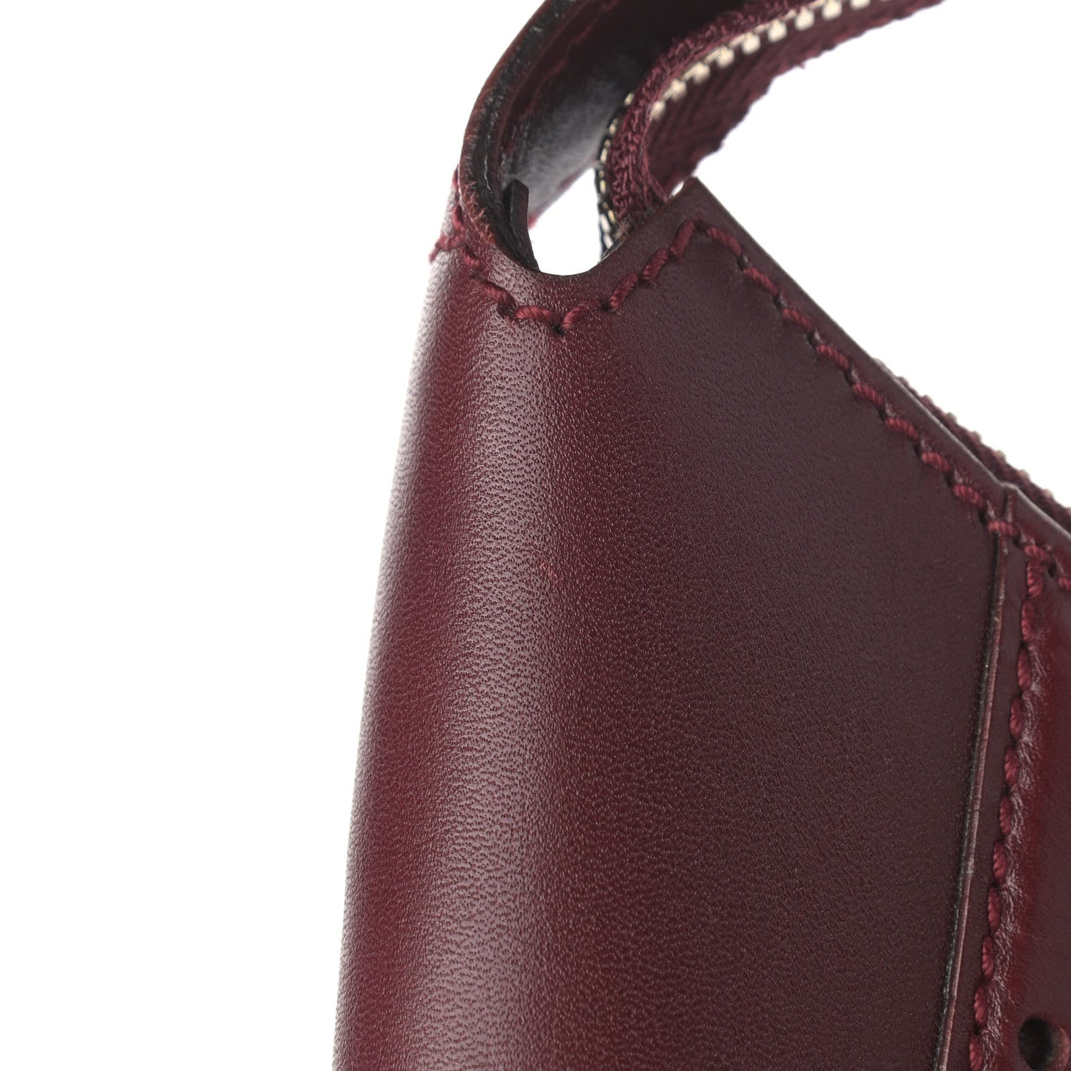 Gucci Calfskin Horsebit Embossed Glam Hobo Burgundy 11 of 11