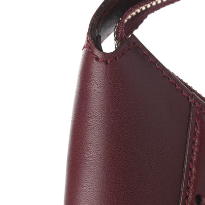 Gucci Calfskin Horsebit Embossed Glam Hobo Burgundy 11 of 11