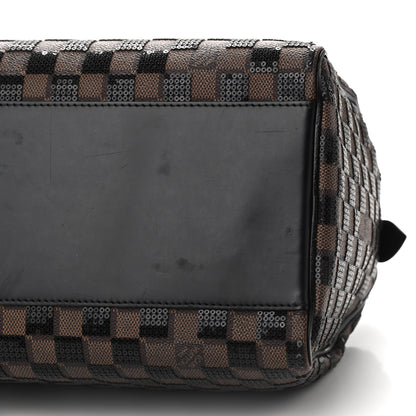 Louis Vuitton Damier Paillettes Speedy 30 Black 10 of 11