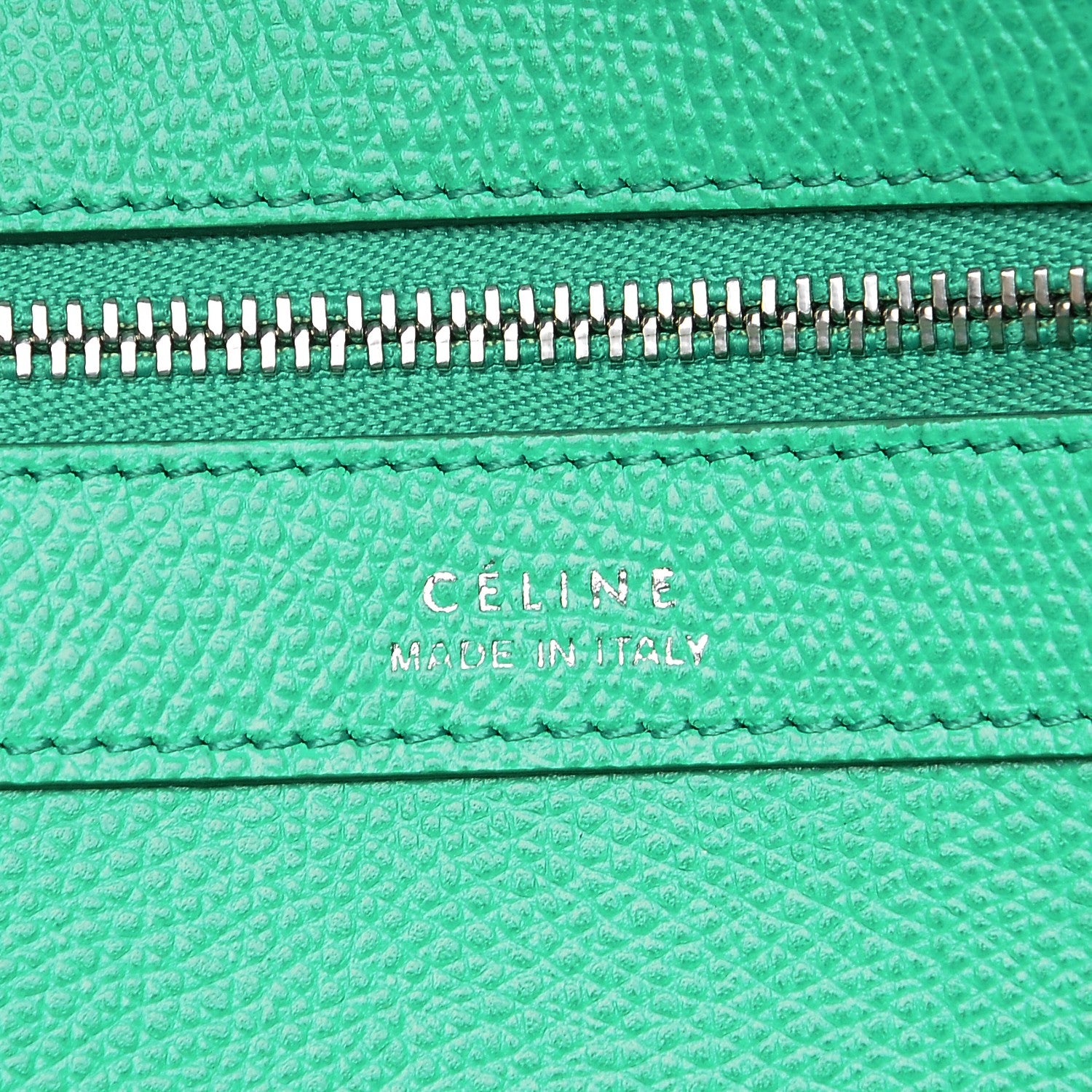 Celine Grained Calfskin Small Horizontal Cabas Phantom Mint 6 of 8