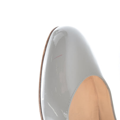 Christian Louboutin Patent Fifi Sling 85 Pumps 37 Gris 8 of 8