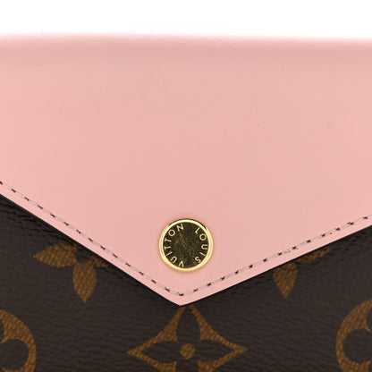 Louis Vuitton Monogram Zoe Wallet Rose Ballerine 8 of 11