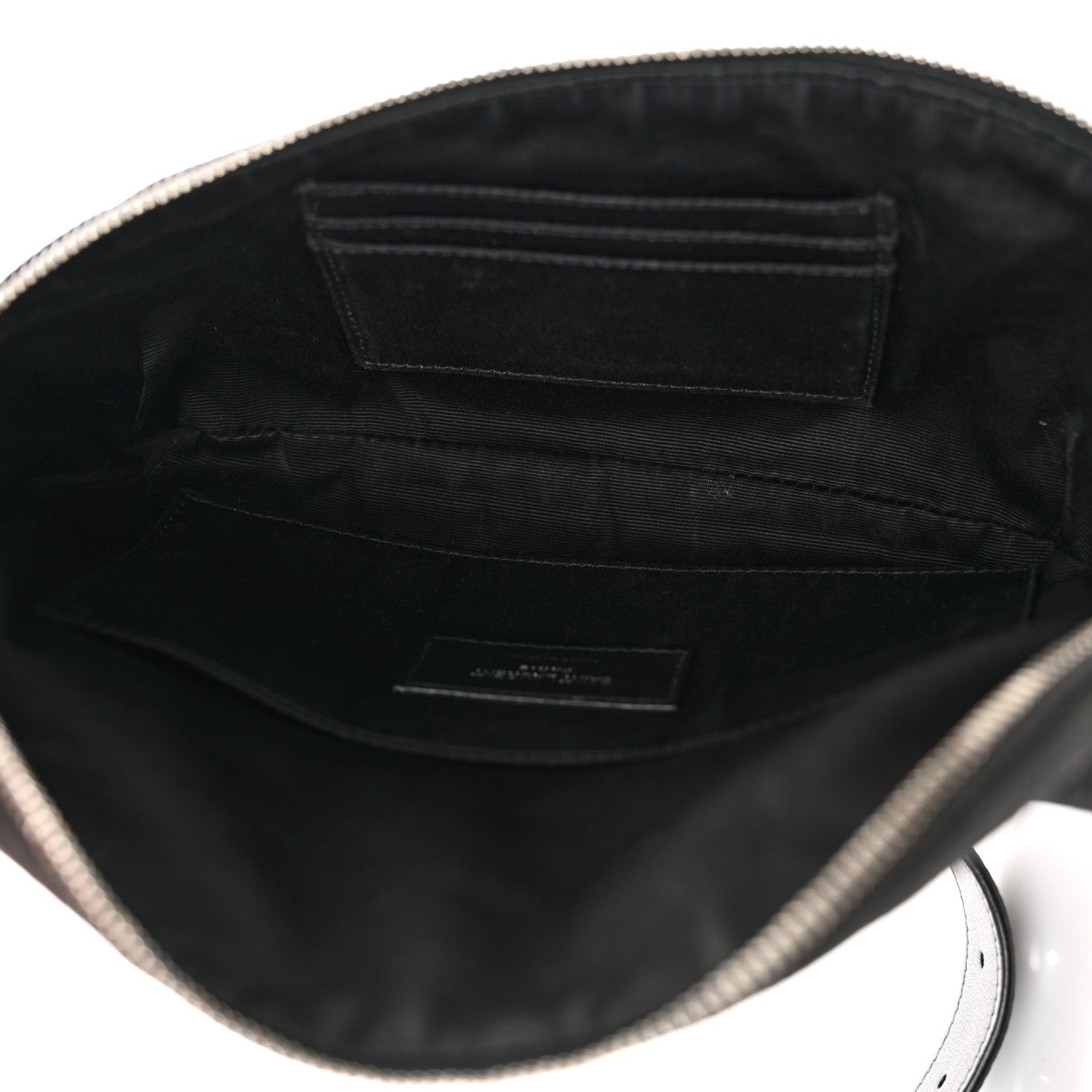 Saint Laurent Canvas Monogram Belt Bag Black 5 of 12