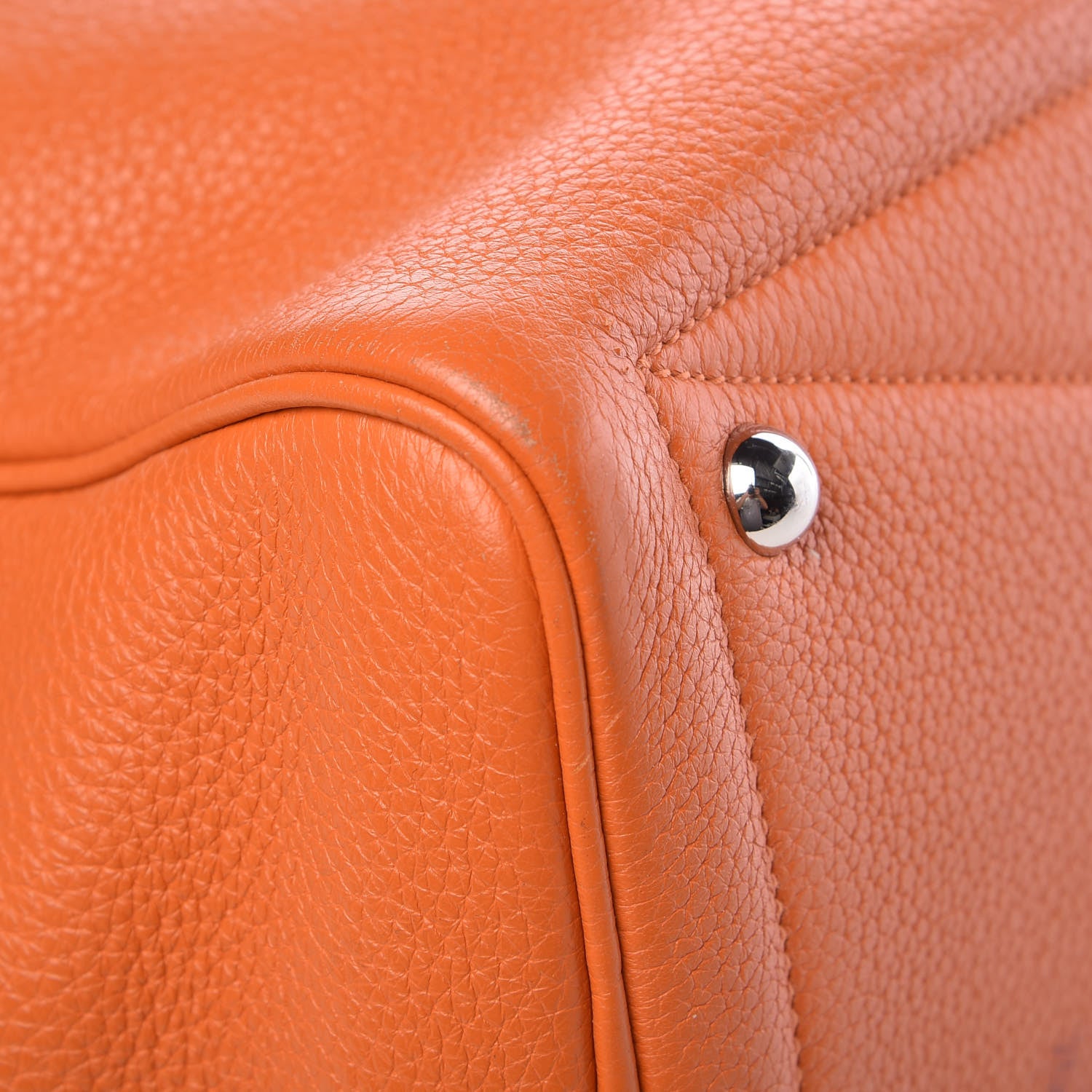 Hermes Taurillon Clemence Victoria II 35 Orange 11 of 12