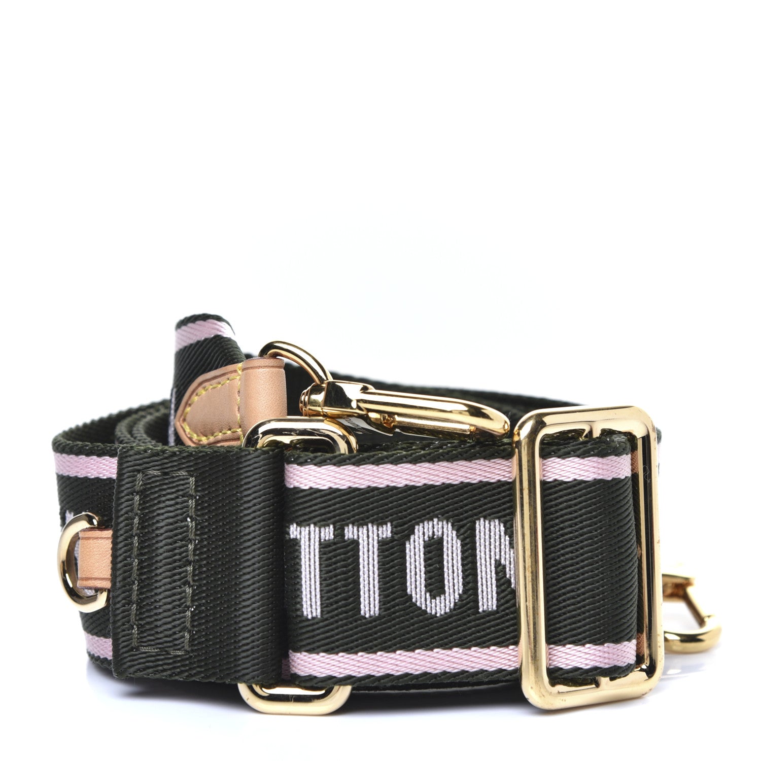 Louis Vuitton Nylon Bandouliere Shoulder Strap Kaki 3 of 4