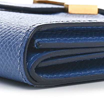 Hermes Epsom Mini Bearn Wallet Bleu Brighton 9 of 11
