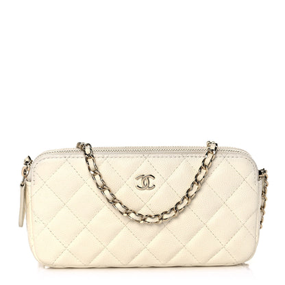 Chanel Caviar Quilted Small Clutch With Chain 1 of 12
