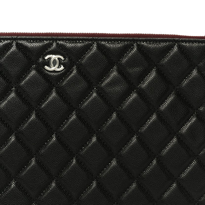 Chanel Caviar Quilted Medium Cosmetic Case Black 8 of 8