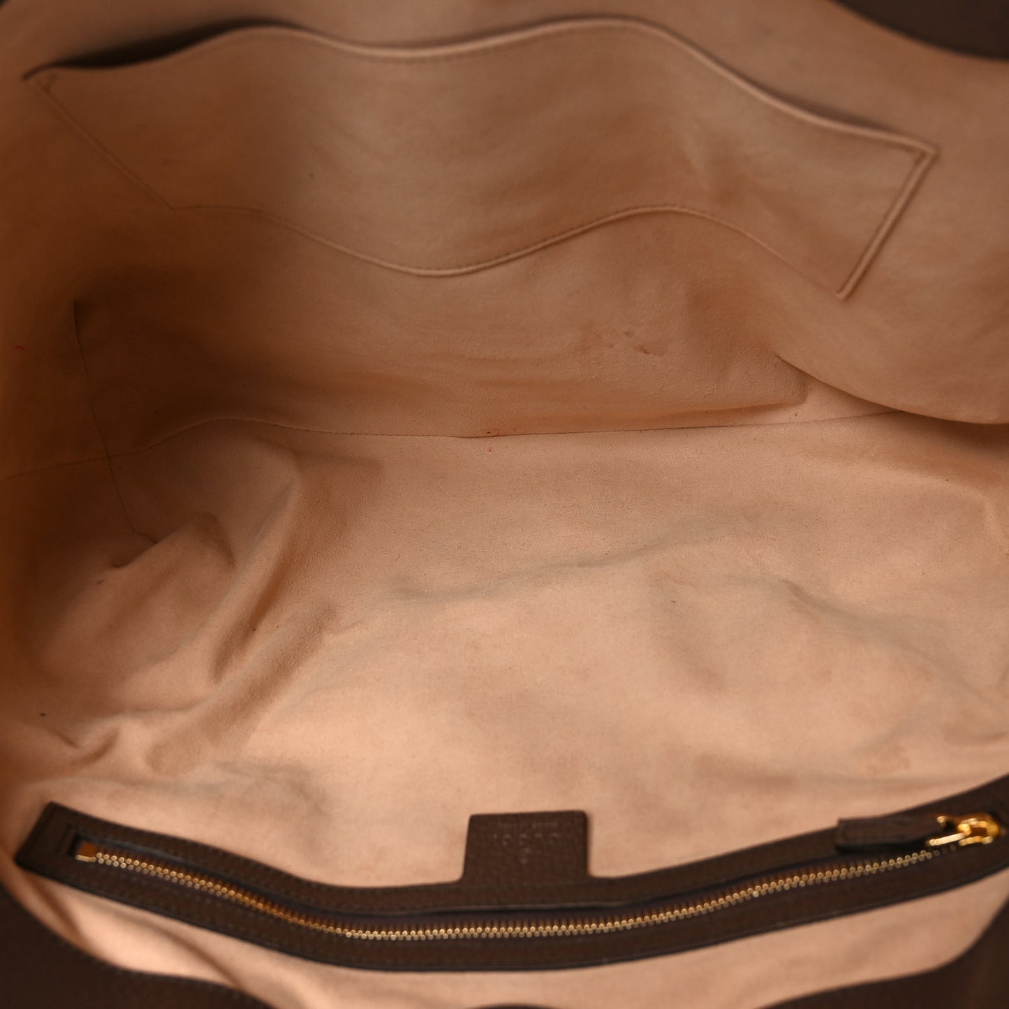 GG Supreme Monogram Medium Ophidia Shopping Tote Brown