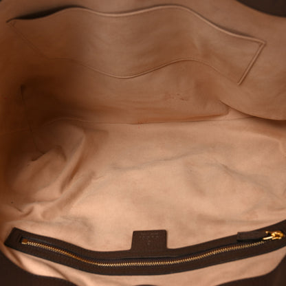 Gucci GG Supreme Monogram Medium Ophidia Shopping Tote Brown 4 of 12