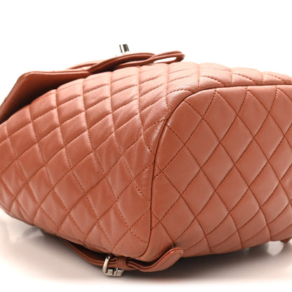 Chanel Lambskin Quilted Small Urban Spirit Backpack Brown 9 of 10