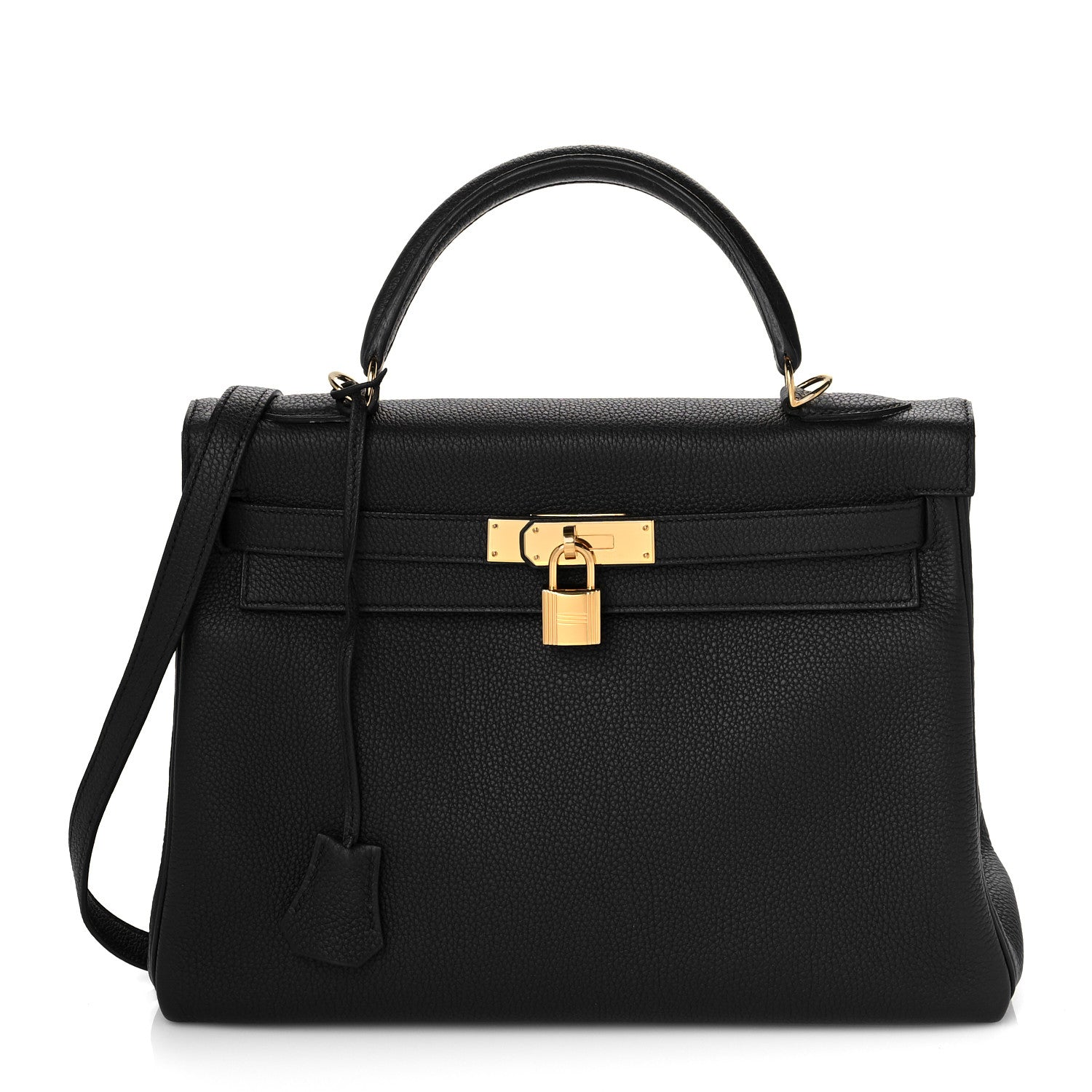 Hermes Togo Kelly Retourne 32 Black 1 of 14