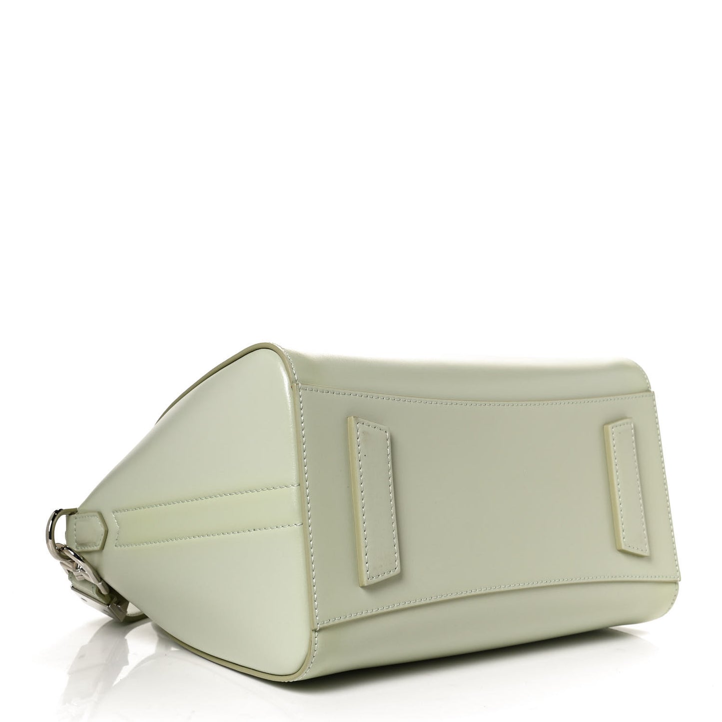Shiny Lord Calfskin Small Antigona Aqua Green