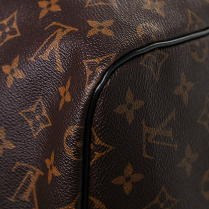 Louis Vuitton Monogram Macassar Keepall Bandouliere 55 12 of 13