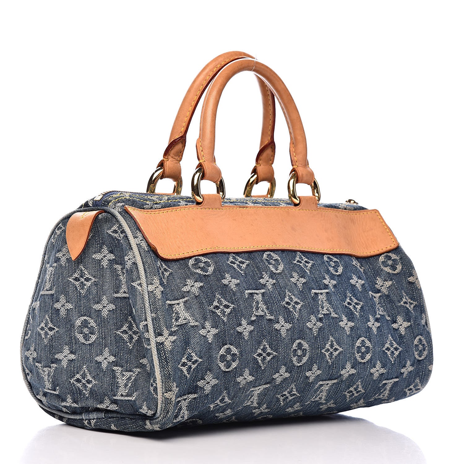Louis Vuitton Monogram Denim Neo Speedy Blue 3 of 24