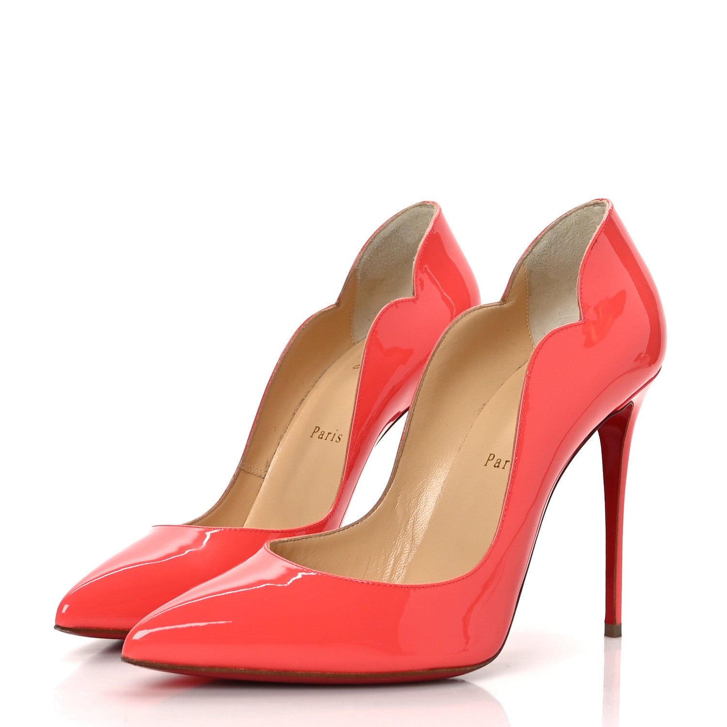 Christian Louboutin Patent Hot Chick 100 Pumps 40 Smoothie 3 of 8