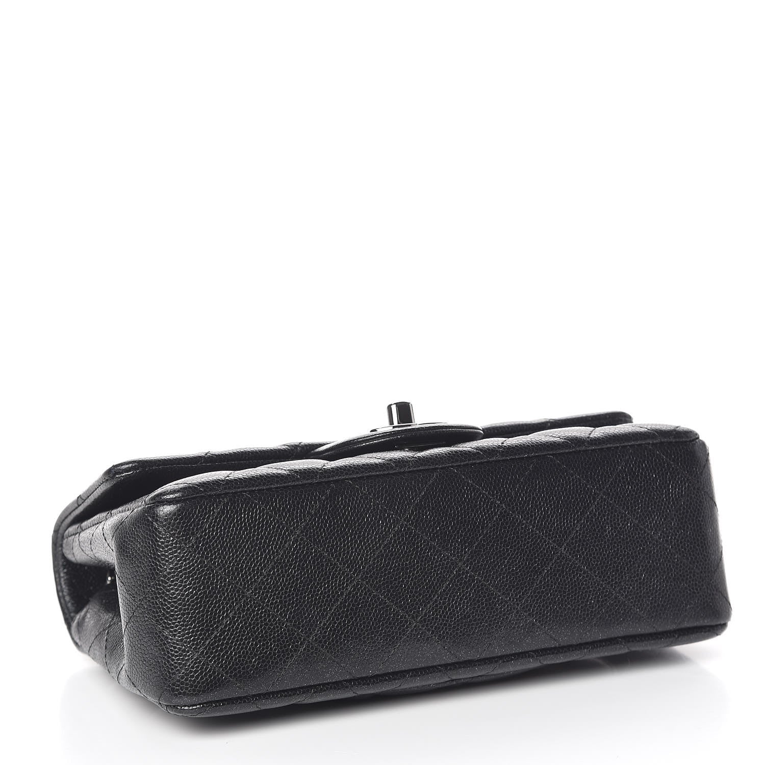 Chanel Iridescent Caviar Quilted Mini Rectangular Flap Black 4 of 10