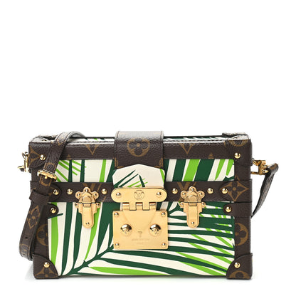 Louis Vuitton Monogram Palm Trees Print Petite Malle 1 of 9