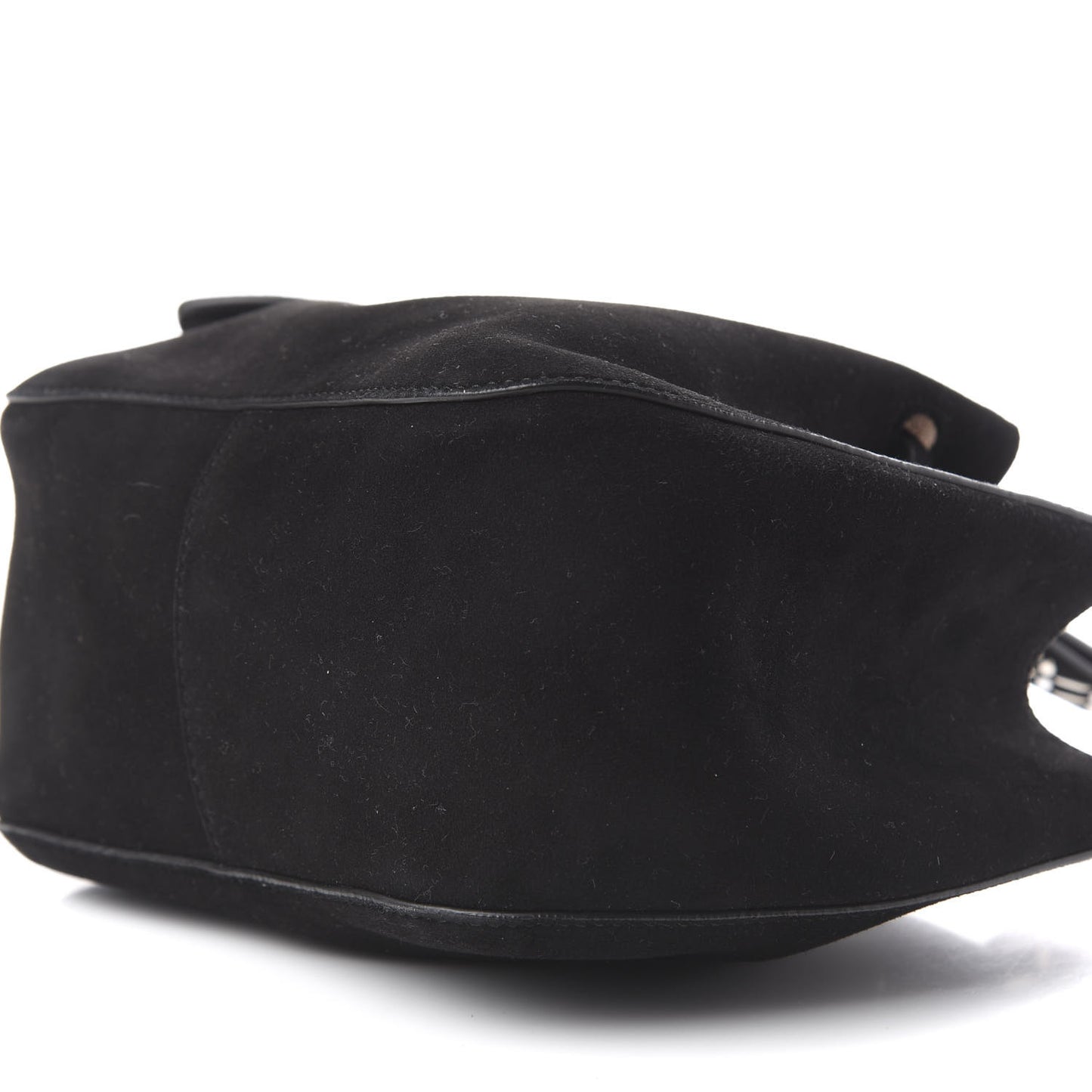 Suede Petal Embellished Rose-Marie 19 Bag Black