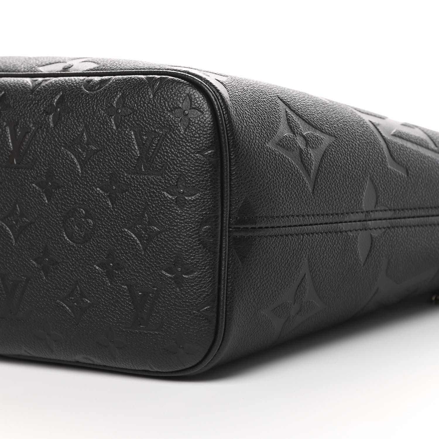 Louis Vuitton Empreinte Monogram Giant Neverfull MM Black 10 of 11