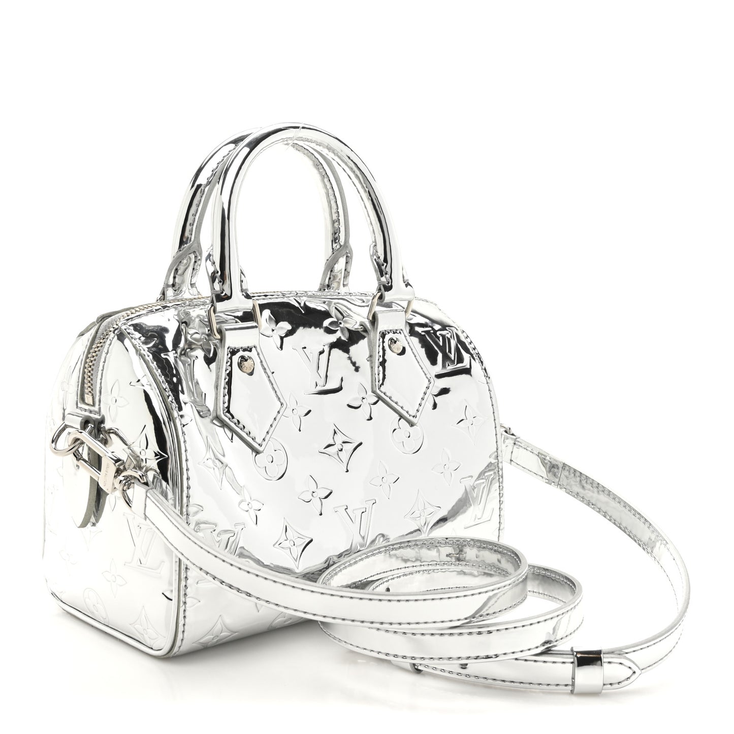 Monogram Miroir Speedy Bandouliere 20 Silver