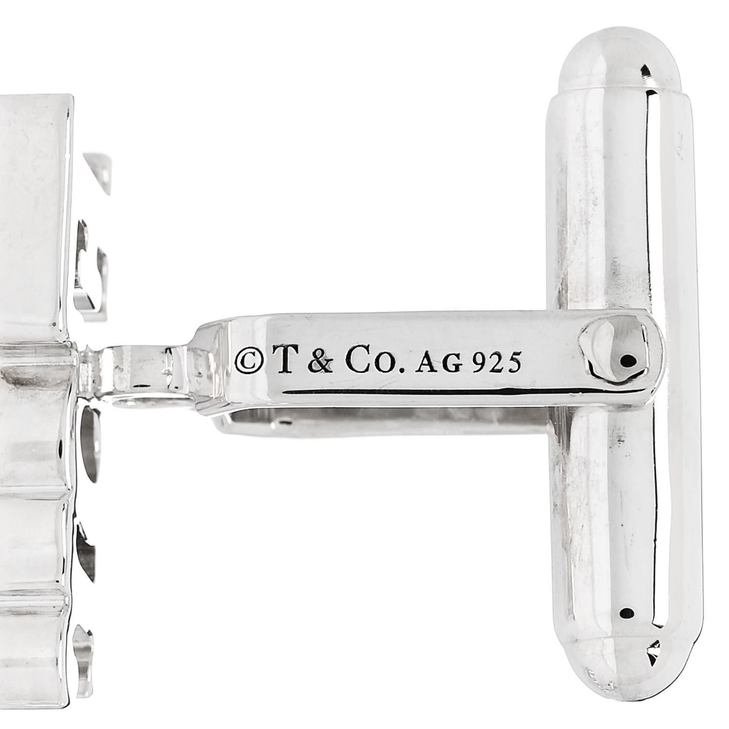 Sterling Silver For Ever Cufflinks