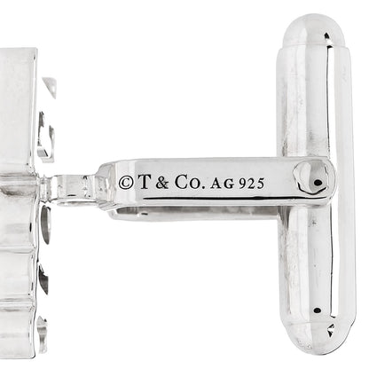 Tiffany Sterling Silver For Ever Cufflinks 5 of 5
