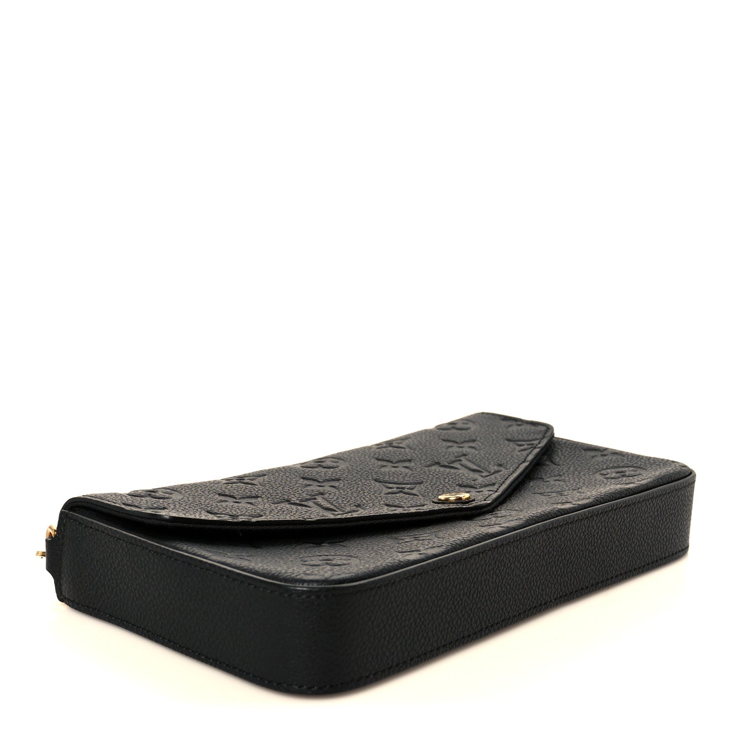 Louis Vuitton Empreinte Pochette Felicie Chain Wallet Black 5 of 15