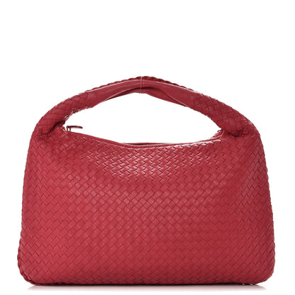 Bottega Veneta Nappa Intrecciato Large Veneta Hobo Fuchsia 1 of 12
