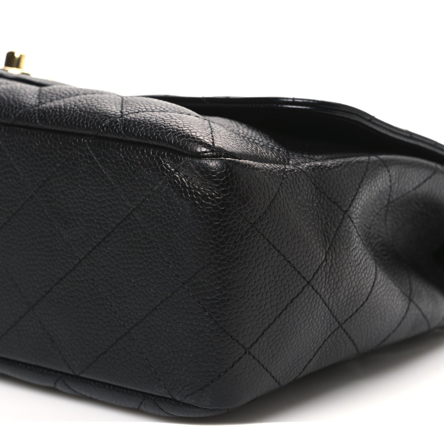 Chanel Caviar Quilted Jumbo Single Flap Black 10 of 10