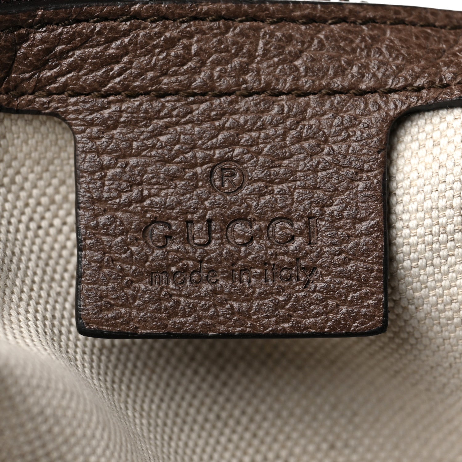 Gucci GG Supreme Monogram Web Small Ophidia Half Moon Hobo Brown 5 of 10