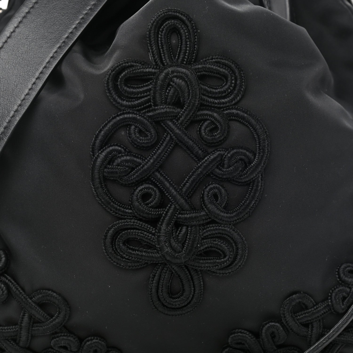 Prada Tessuto Nylon Passama Crossbody Black 8 of 10