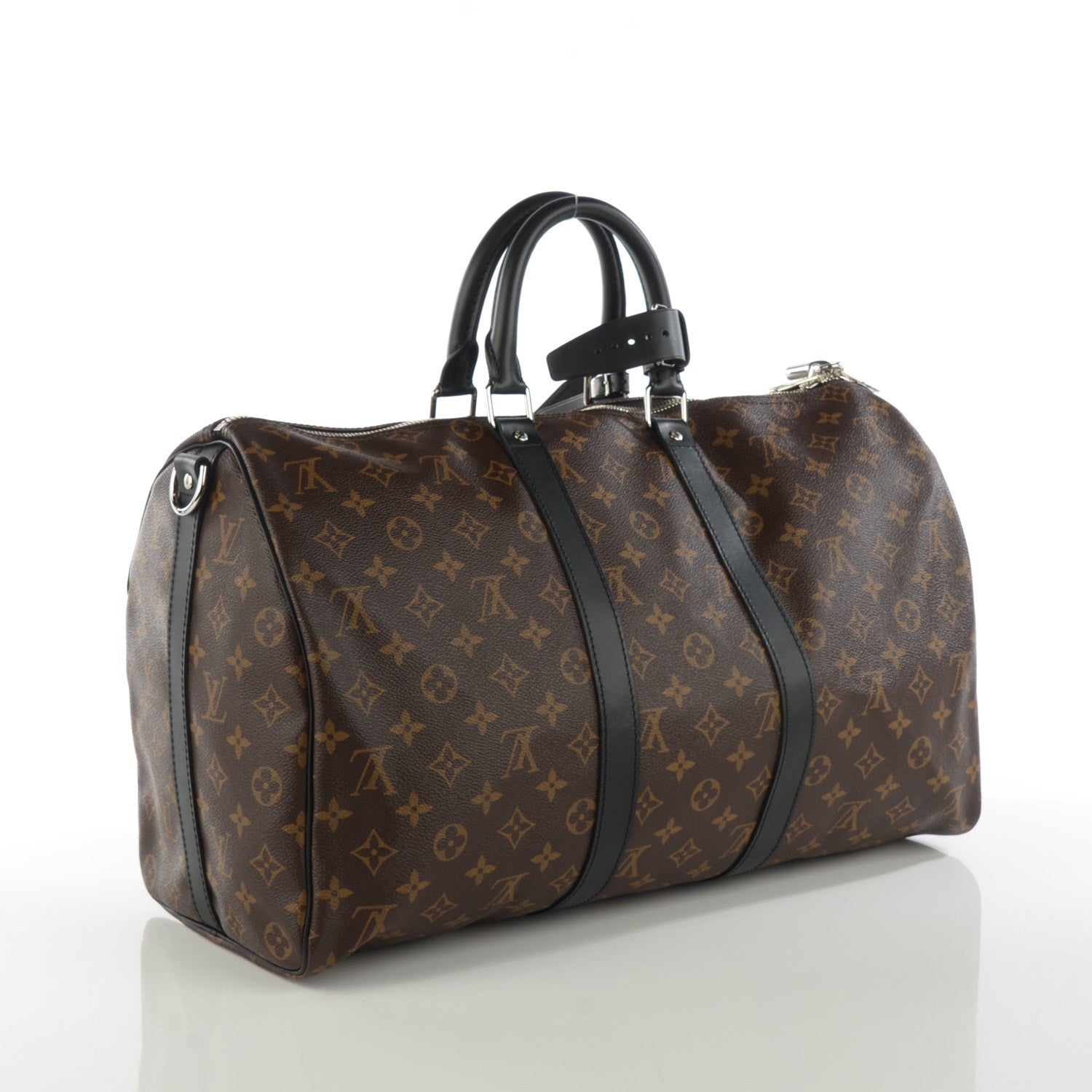 Louis Vuitton Monogram Macassar Keepall Bandouliere 45 3 of 7