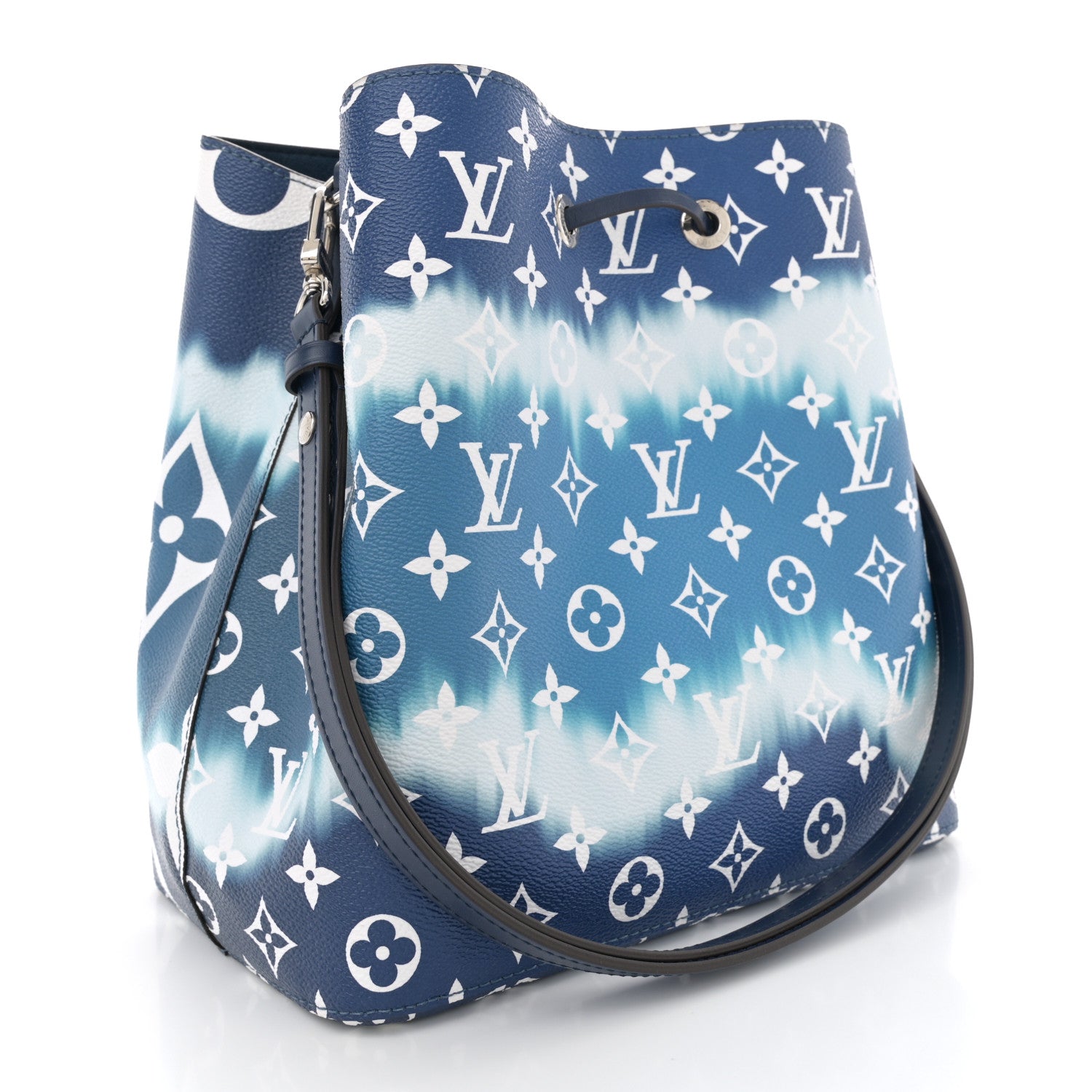 Louis Vuitton Monogram Escale Neonoe MM Blue 3 of 9