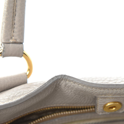 Prada Vitello Daino Side Zip Tote Pomice 21 of 27