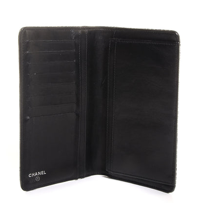 Chanel Lambskin Perforated Yen Wallet Black 5 of 8