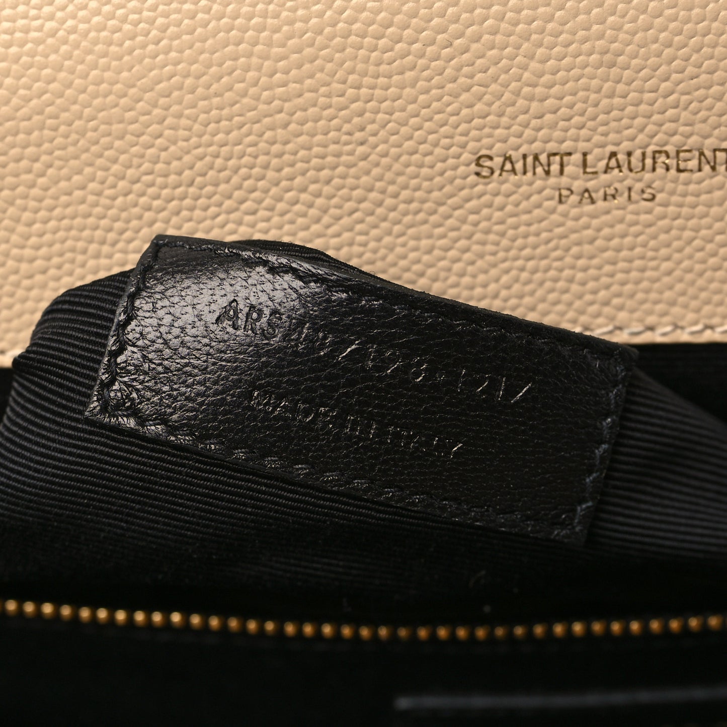 Grain De Poudre Matelasse Large Monogram Satchel Nude Powder