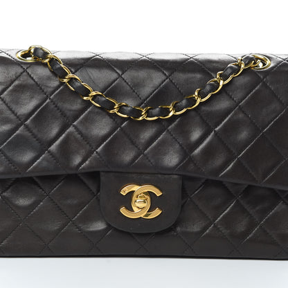 Chanel Lambskin Quilted Small Double Flap Black 10 of 21