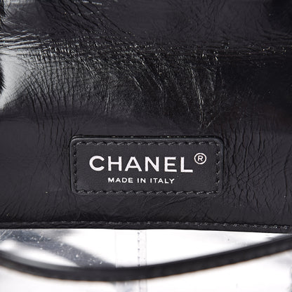 Chanel Crumpled Calfskin PVC Quilted Backpack Black 5 of 12