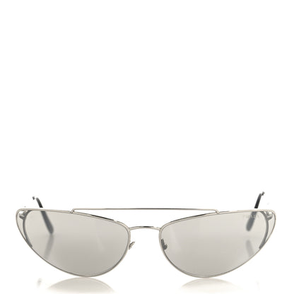 Prada Cat Eye Sunglasses SPR 62V Silver 2 of 6