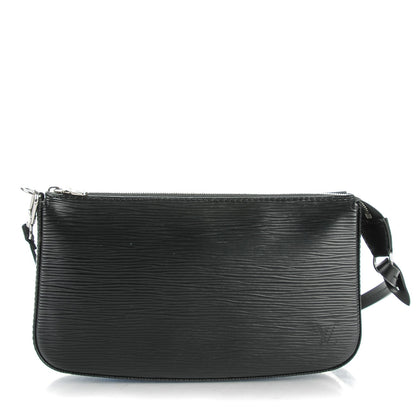 Louis Vuitton Epi Pochette Accessories NM Black 1 of 8