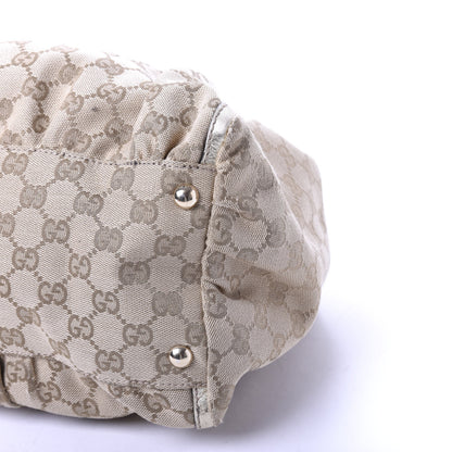 Gucci Monogram Large D Gold Hobo Metallic Gold 9 of 10