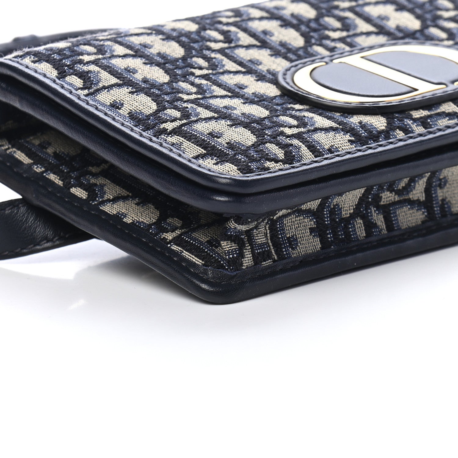 Christian Dior Oblique 30 Montaigne 2-In-1 Pouch Blue 7 of 8