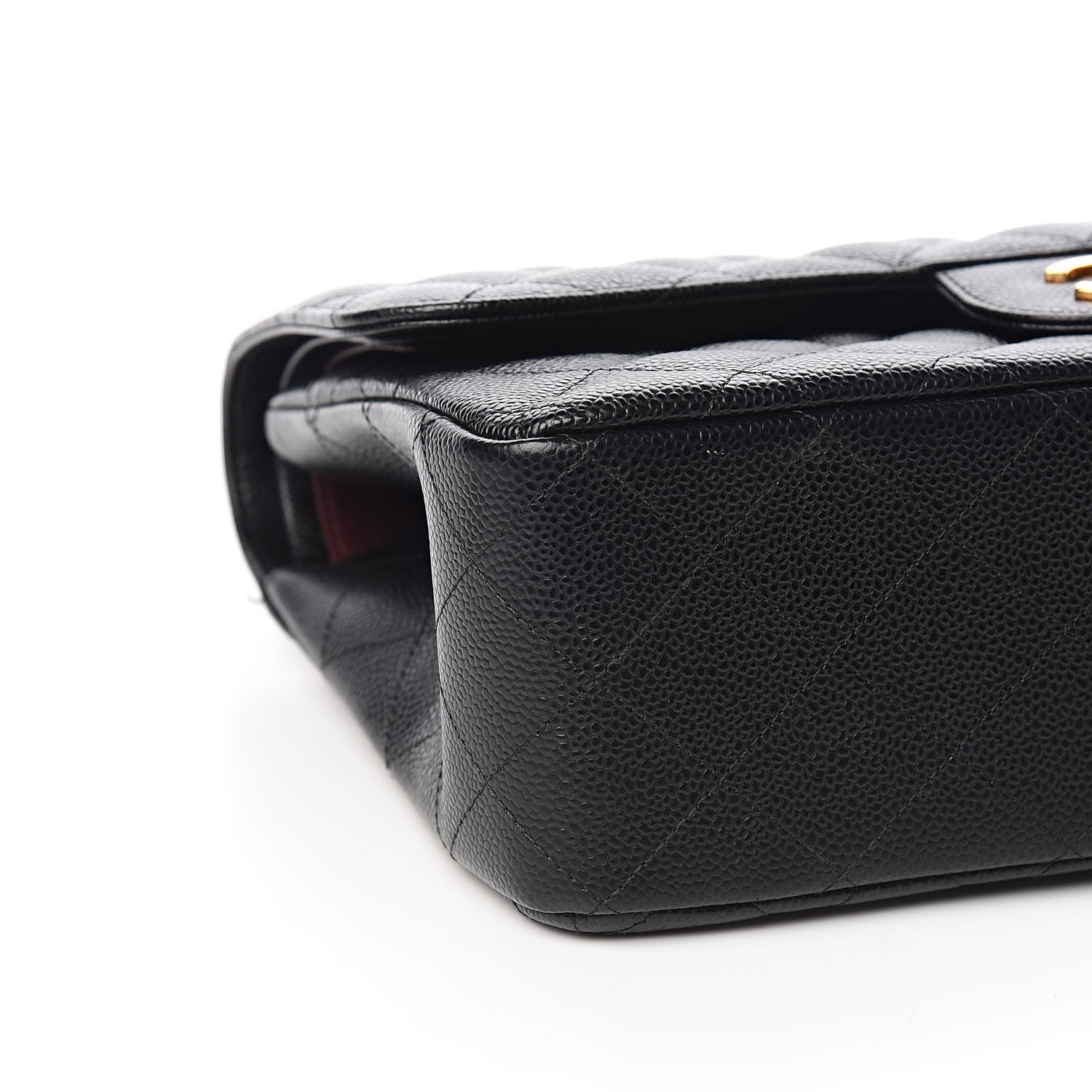 Chanel Caviar Quilted Jumbo Double Flap Black 8 of 11