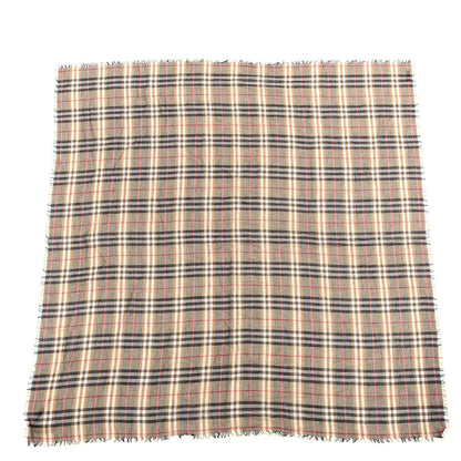 Burberry Modal Wool Castleford Check Lightweight Scarf Camel 1 of 4
