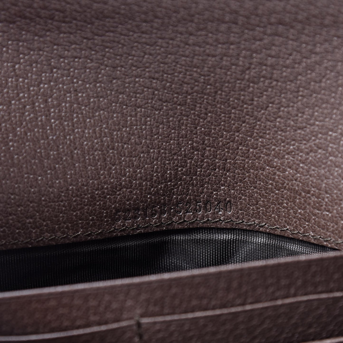 GG Supreme Monogram Web Ophidia Continental Wallet Brown