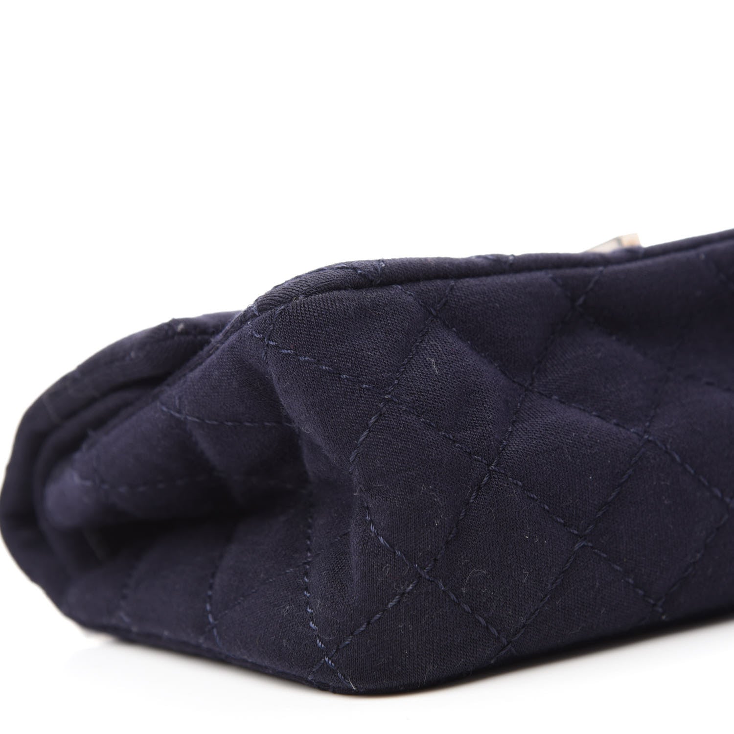 Chanel Jersey Quilted 2.55 Reissue Mini Flap Navy Blue 6 of 11